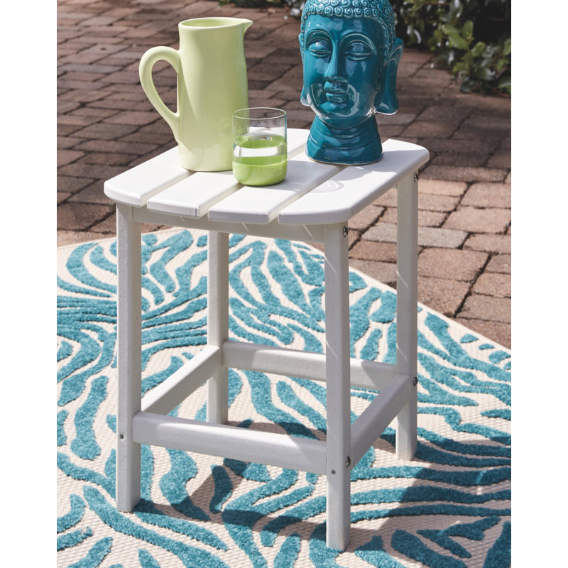 Highland Dunes Lupe Plastic Resin Side Table Reviews Wayfair Highland Dunes Lupe Plastic Resin Side