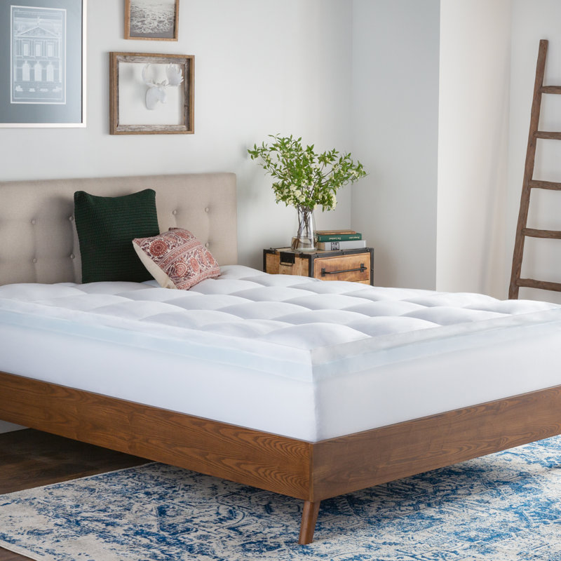 Brookside 4 Memory Foam And Down Alternative Mattress Topper