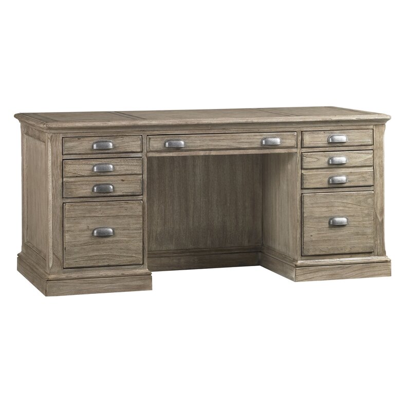 Sligh Barton Creek 9 Drawer Executive Desk Wayfair