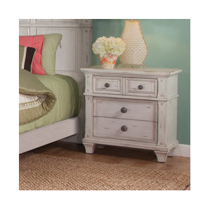 Dorinda Vintage Style 3 Drawer Nightstand by One Allium Way
