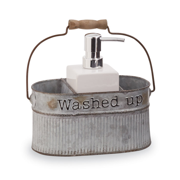 Galvanized 2 Piece Bathroom Accessory Set Galvanized 2 Piece Bathroom Accessory Set