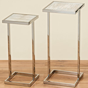2-tlg. Blumensäulen-Set von Home Etc