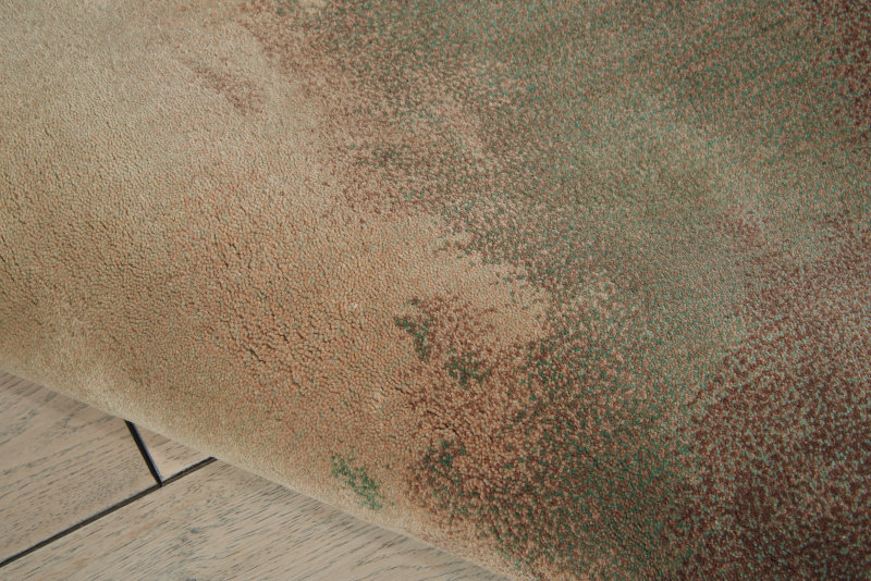 Calvin Klein Rugs Luster Wash Hand Woven Wool Beryl Wash Light Green