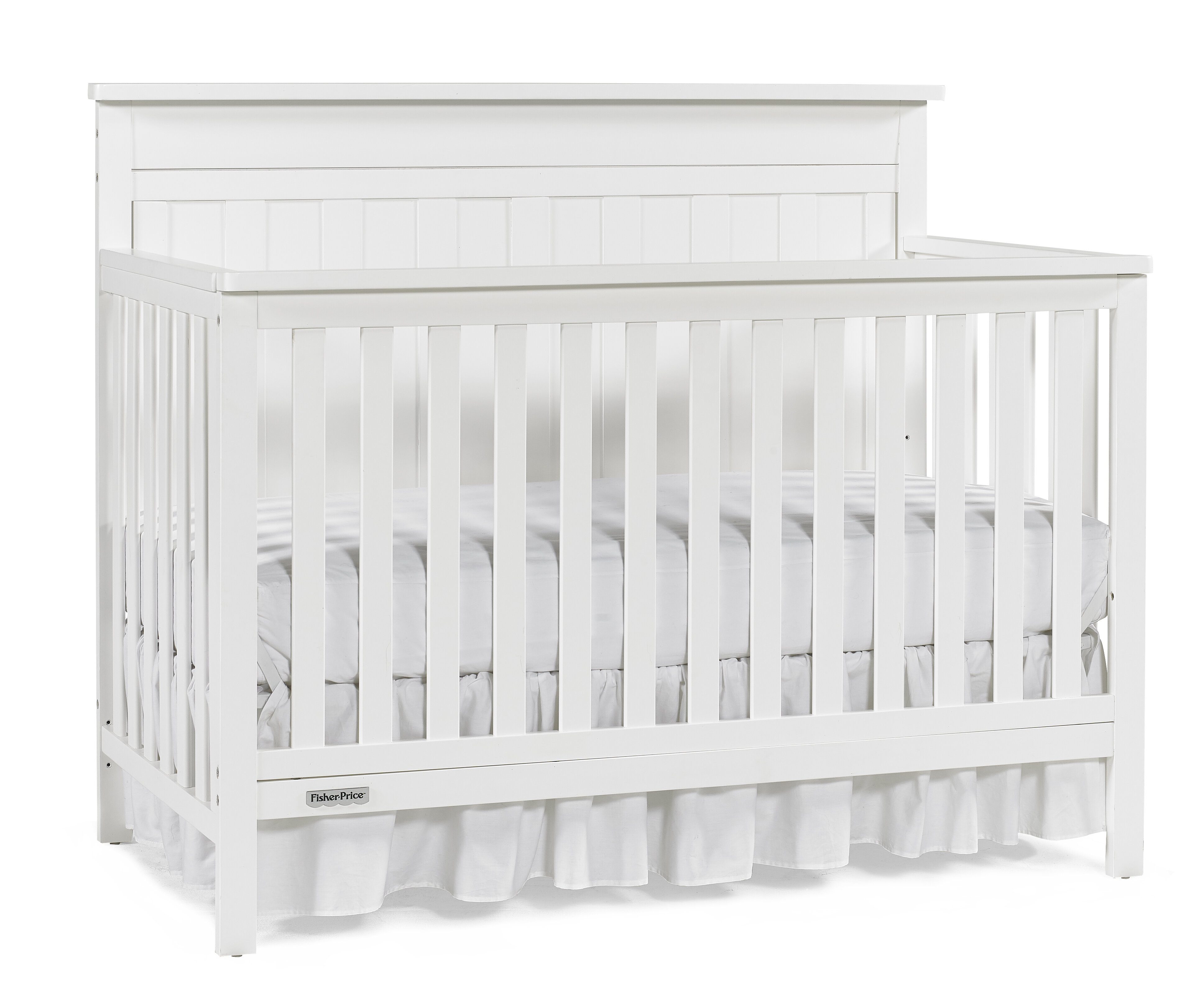 fisher price white crib