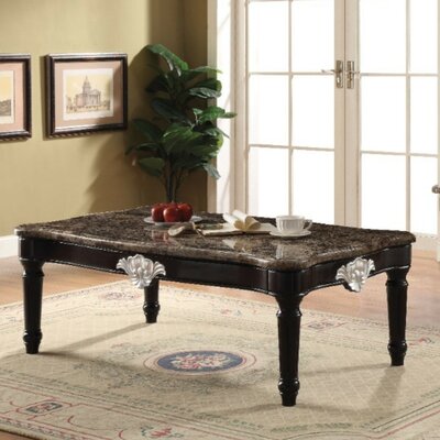 Astoria Grandalmus Traditional Rectangular Marble And Wood Coffee Table Astoria Grand Dailymail