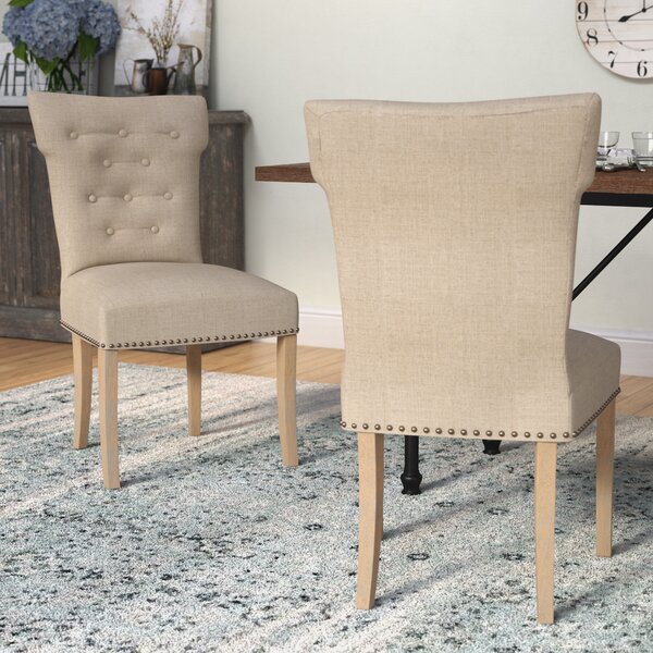 Review Schueller Upholstered Dining Chair (Set Of 2)
