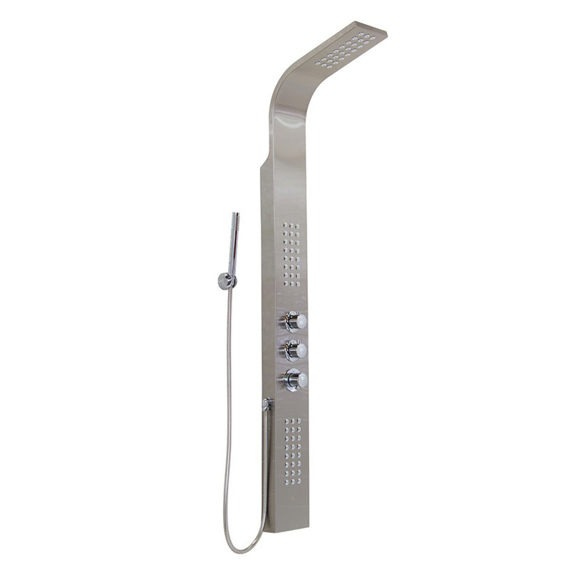 VIGO Sutherland Rain Waterfall Shower Panel with Jets and ...