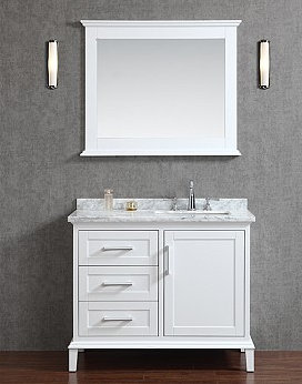 Sunderland 42 Single Bathroom Vanity Set with Mirror by Latitude Run