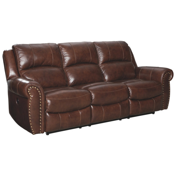 Real Leather Recliner Sofa Wayfair Real Leather Recliner Sofa Wayfair