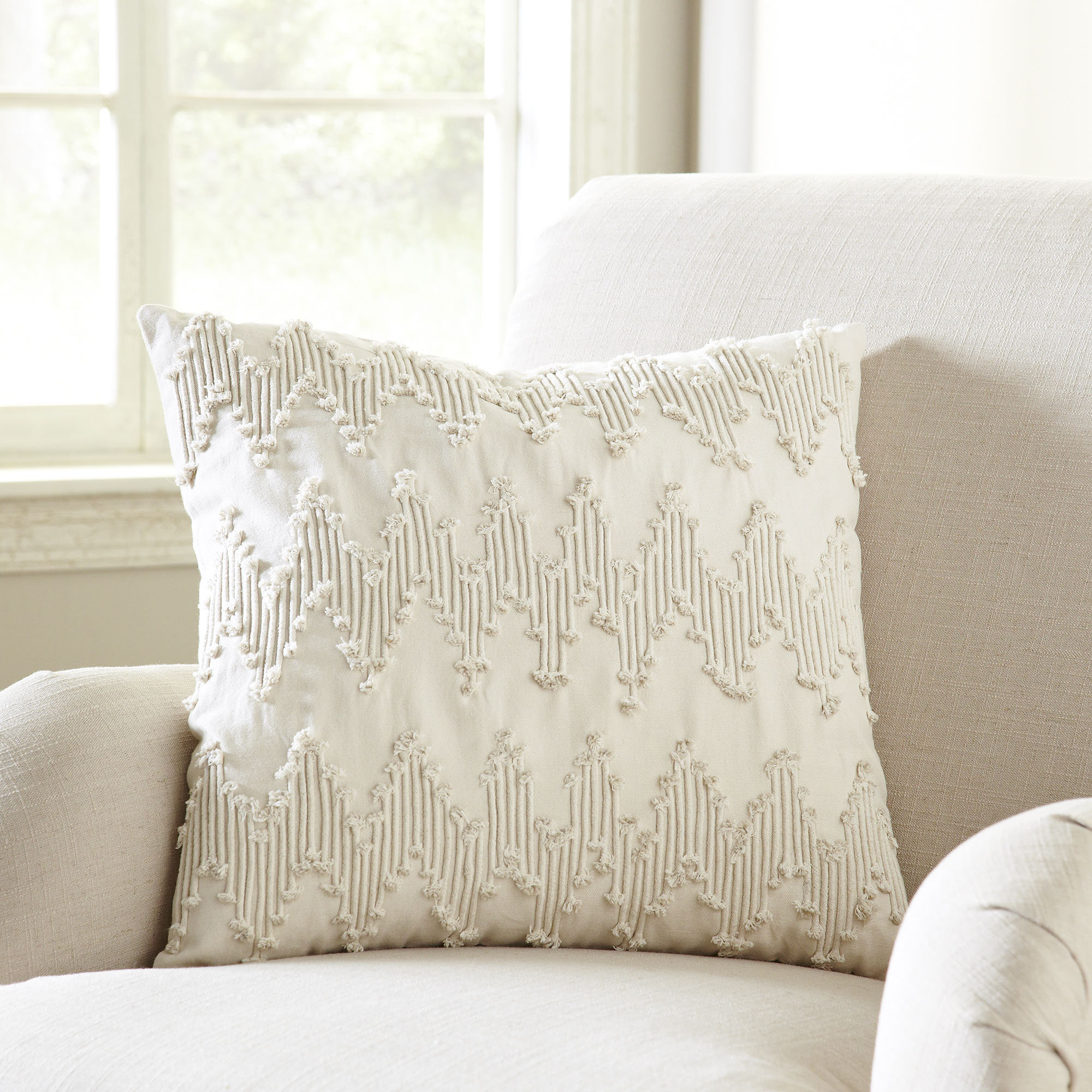 Babin Frosted Chevron Pillow Cover Reviews Allmodern
