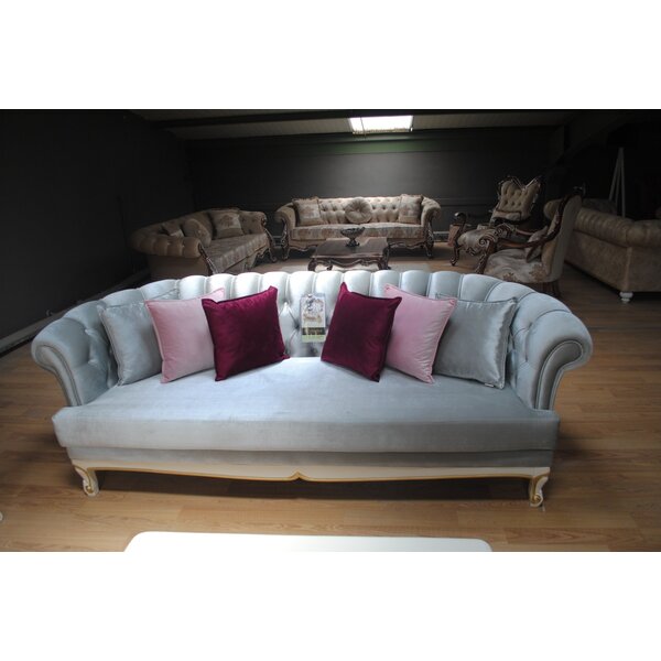 Nailsworth Chesterfield 90'' Rolled Arm Sofa By Rosdorf Park
