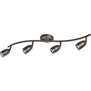 Harkless 4-Light Wavy Wall / Ceiling Mount in Urban Bronze