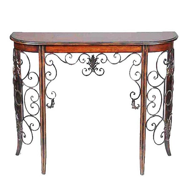 Devan Wooden And Metal Console Table By Astoria Grand