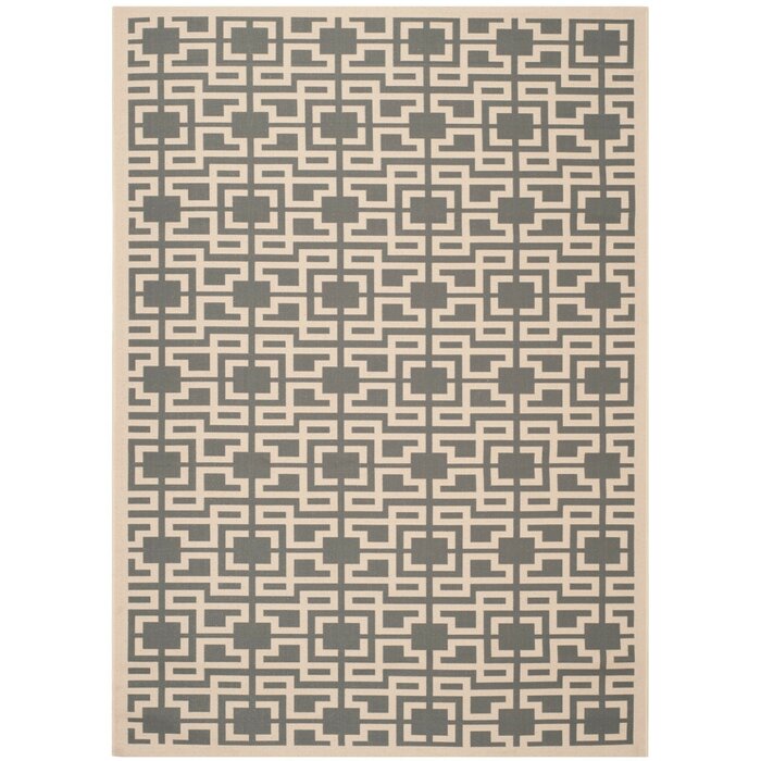 Martha Stewart Anthracite Beige Area Rug