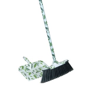 2-Piece Leaf Broom and Dustpan Set