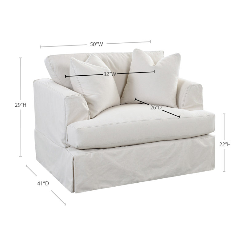 Wayfair Custom Upholstery™ Carly Chair and a Half & Reviews Wayfair