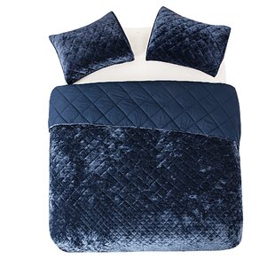 Washed Velvet Quilt Wayfair