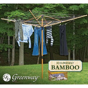 Deluxe Bamboo Fold Away Clothesline