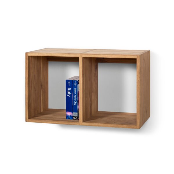 Woody Wall Shelf Cube Bookcase By Union Rustic