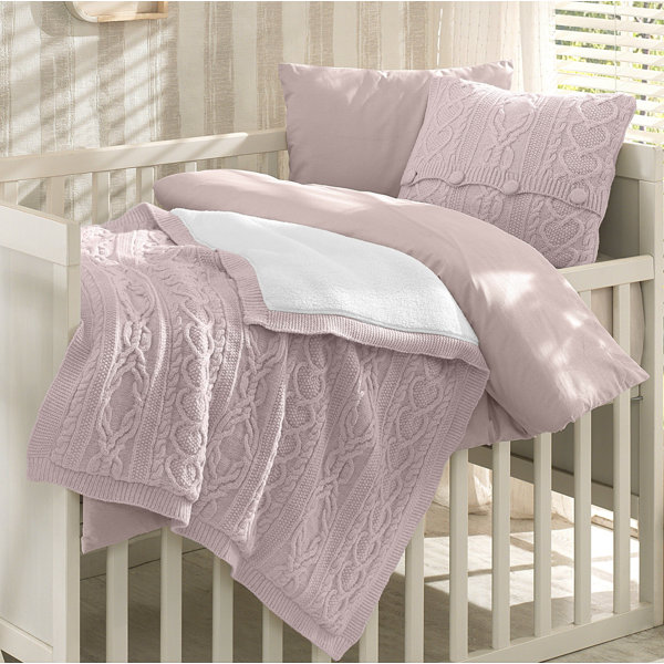 swinging crib bedding sets pink