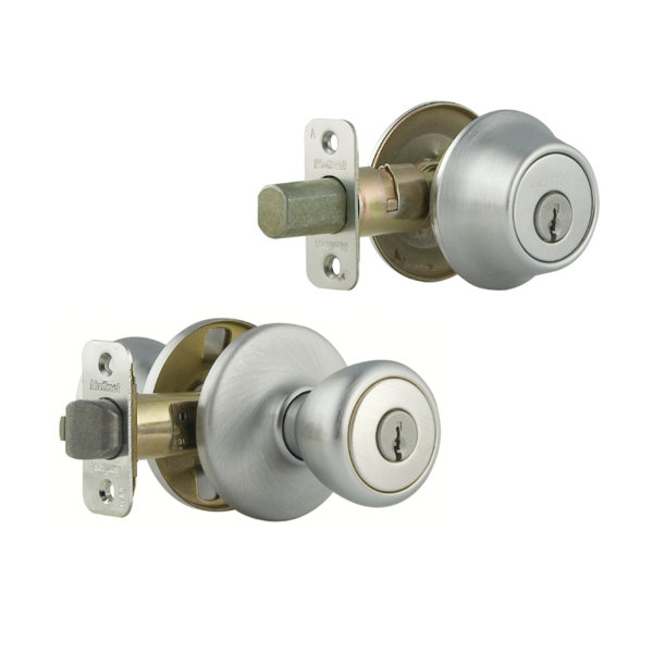 Tylo Single Cylinder Entrance Knobset by Kwikset