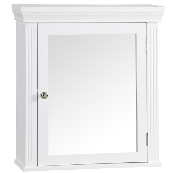 Chestnut Medicine 18.5 W x 20 H Wall Mounted Cabinet by Elegant Home Fashions