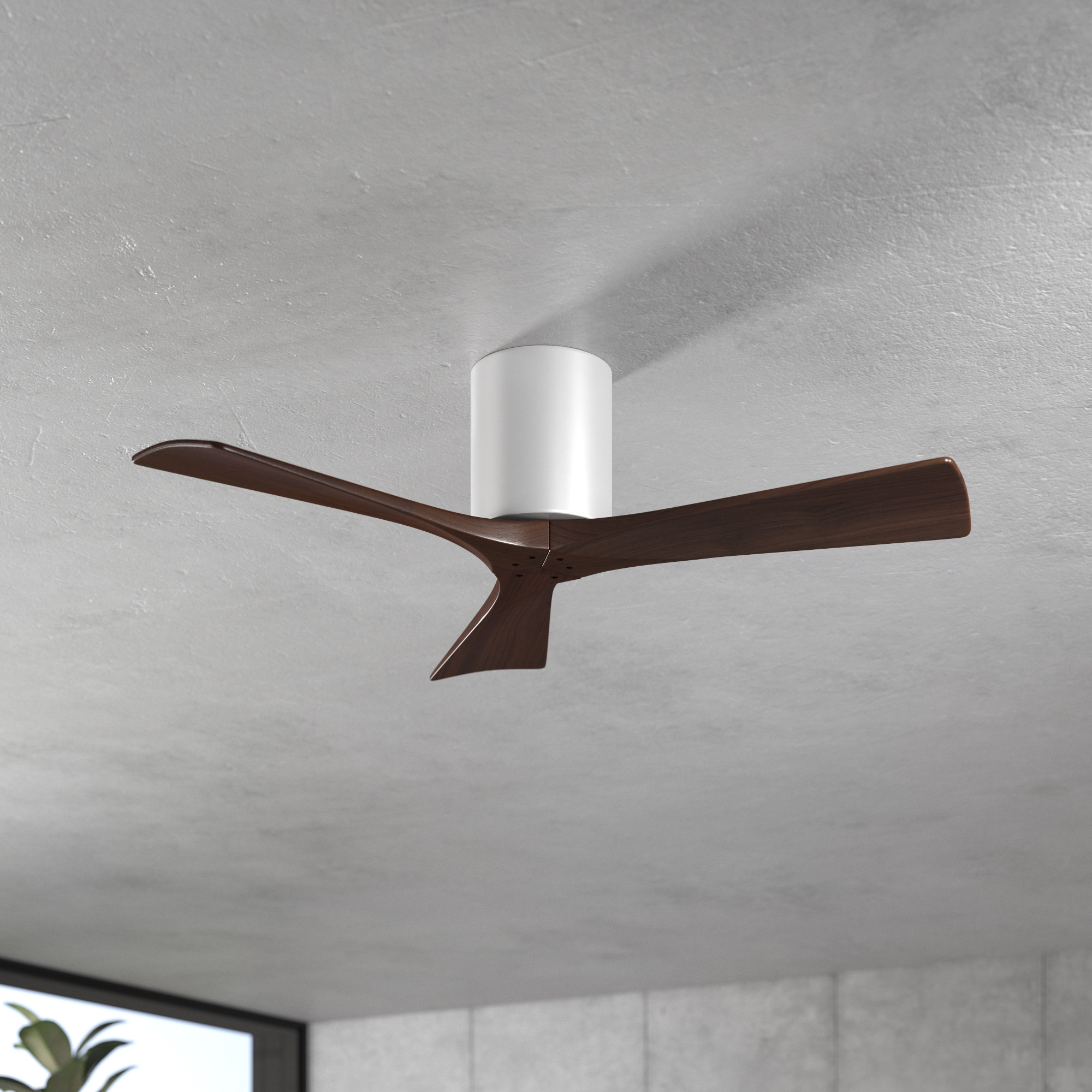 Wade Logan 42 Trost 3 Blade Hugger Ceiling Fan With Remote 3 Blade Hugger Ceiling Fan With Remote