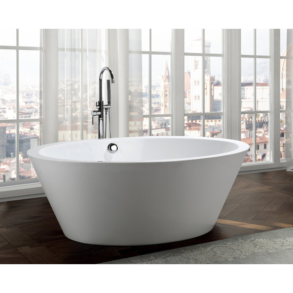 Udine 67 x 43.3 Freestanding Soaking Bathtub by Bellaterra Home