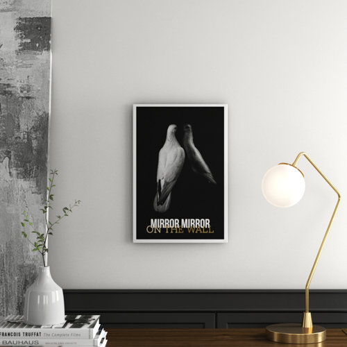 'Mirror Mirror' Textual Art East Urban Home