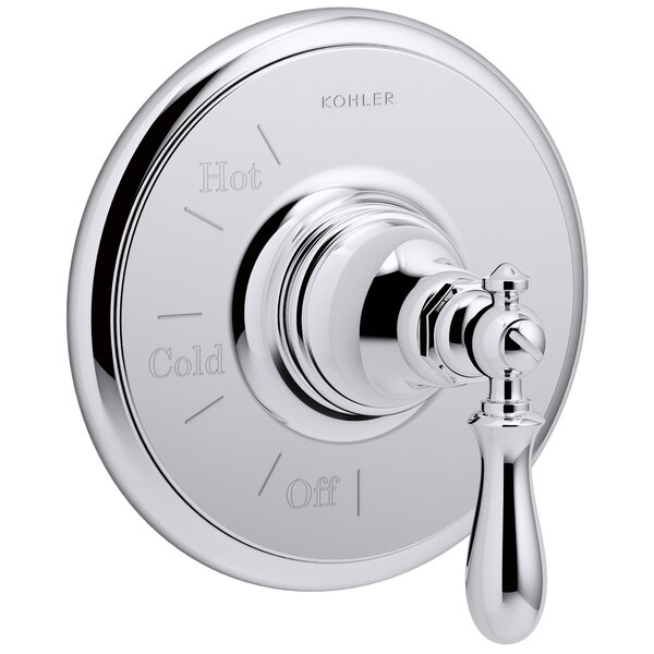 Artifacts Rite-Temp Pressure-Balancing Valve Trim with Swing Lever Handle by Kohler
