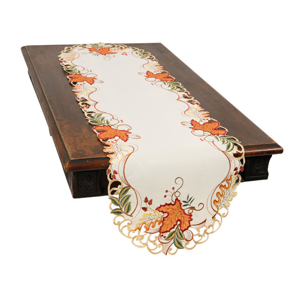 Schumacher Falling Leaves Table Runner by August Grove