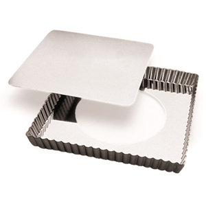 Square Tart Pan with Removable Bottom (Set of 2)