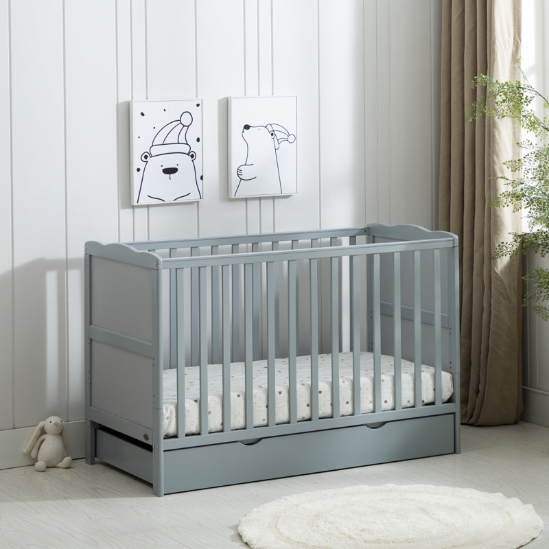 wayfair grey cot