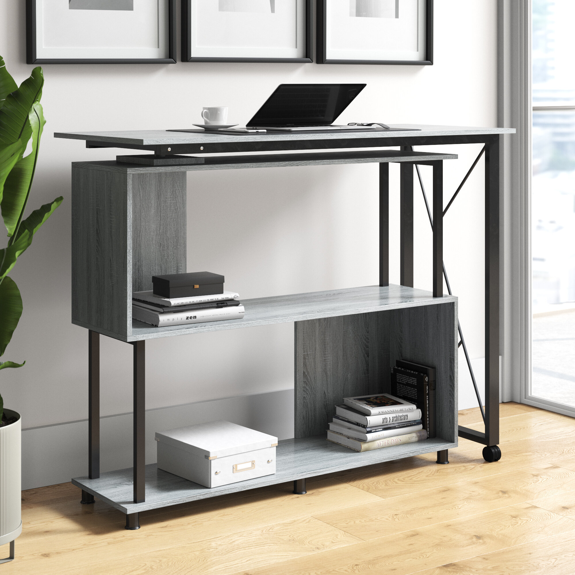 Ebern Designs Loden Standing Desk Wayfair