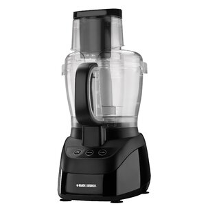 10-Cup Wide-Mouth Food Processor in Black