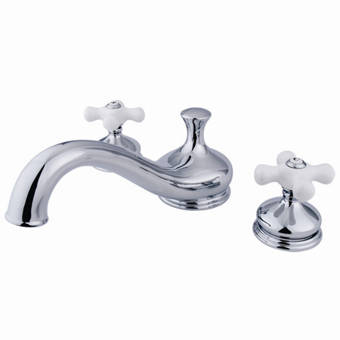 Elements Of Design Magellan Double Handle Deck Mount Roman Tub