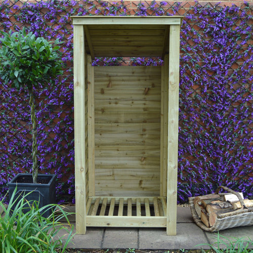 3 Ft. x 3 Ft. Wood Log Store WFX Utility Finish: Light Green