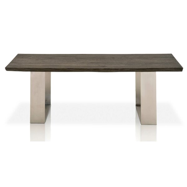Deandre Rustic Oak Wood Coffee Table By Foundry Select