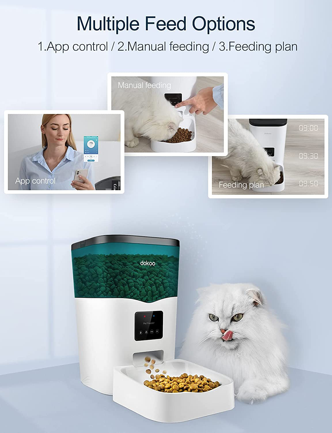 app controlled cat feeder
