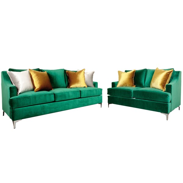 Danford 2 Piece Living Room Set By Everly Quinn
