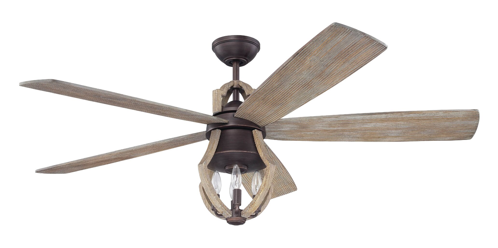 56 Tollison 5 Blade Ceiling Fan With Remote Light Kit Included