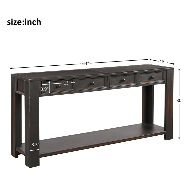 Gracie Oaks Console Table For Entryway Hallway Sofa Table With