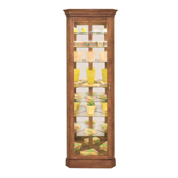 Lighthouse Octave Lighted Corner Curio Cabinet By Philip Reinisch Co. Great Reviews