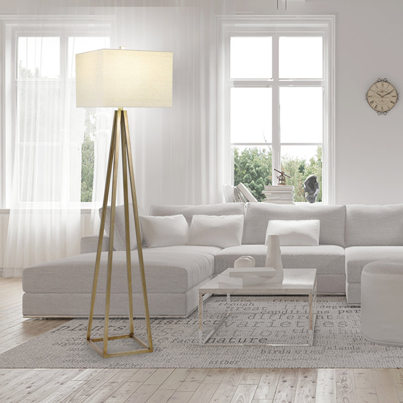 Orren Ellis Rotan 63 Novelty Floor Lamp Reviews Wayfair Orren Ellis Rotan 63 Novelty Floor