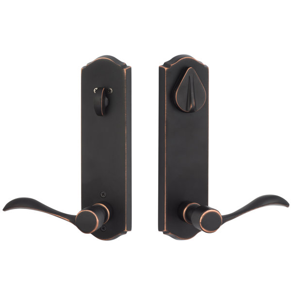 Rustic Series Single Cylinder One Piece Leverset by Sure-Loc Hardware