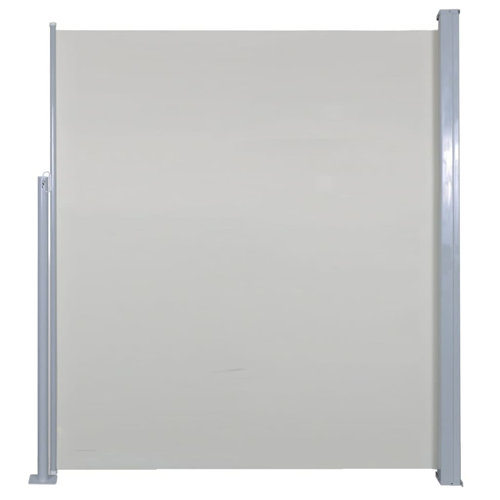 vidaXL Seitenmarkise Ausziehbar 100x300 cm Grau Sichtschutz Windschutz Markise