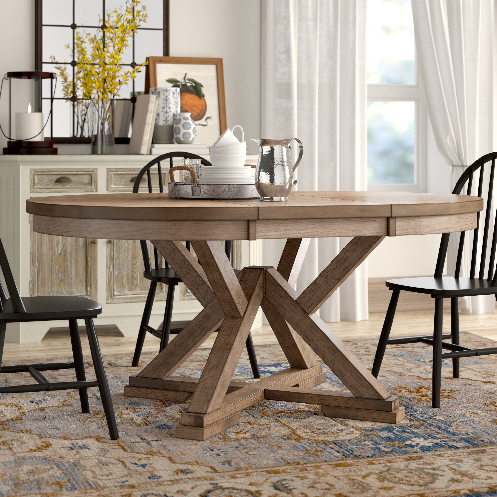 Oaklawn Extendable Dining Table Reviews Birch Lane
