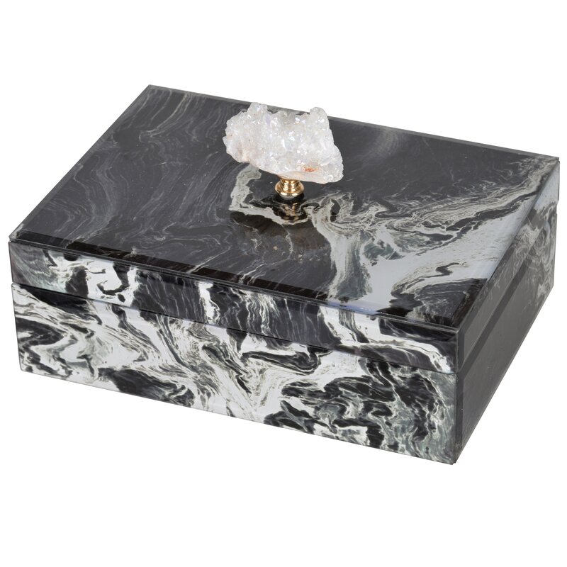 Rectangle Marble Jewelry Box & Reviews | Joss & Main