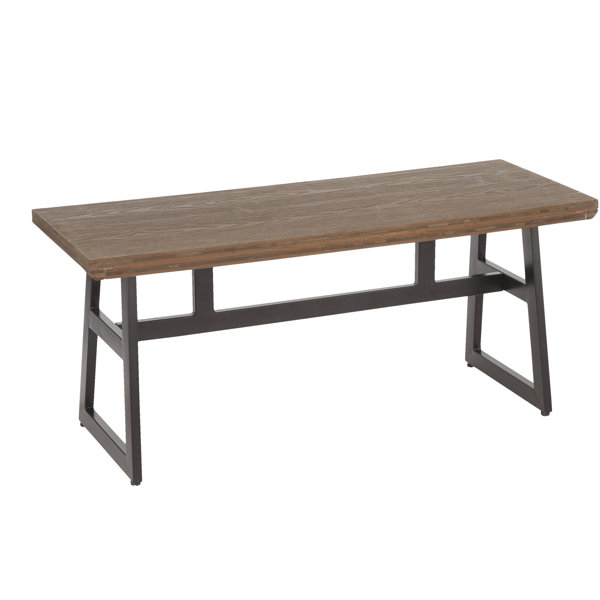 Platane Metal/Wood Bench By Gracie Oaks #2