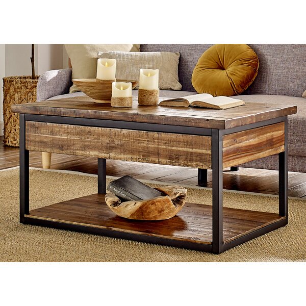 Vanna Floor Shelf Coffee Table With Storage By Foundry Select
